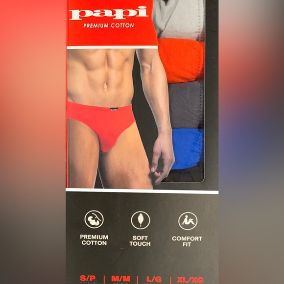 Papi Men’s Low Rise Briefs, 2- Pack. - Picture 7 of 10